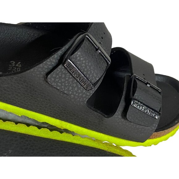 Birkenstock Arizona Little Boys Black Sandals-sz 3 (EU 34) - Picture 8 of 9